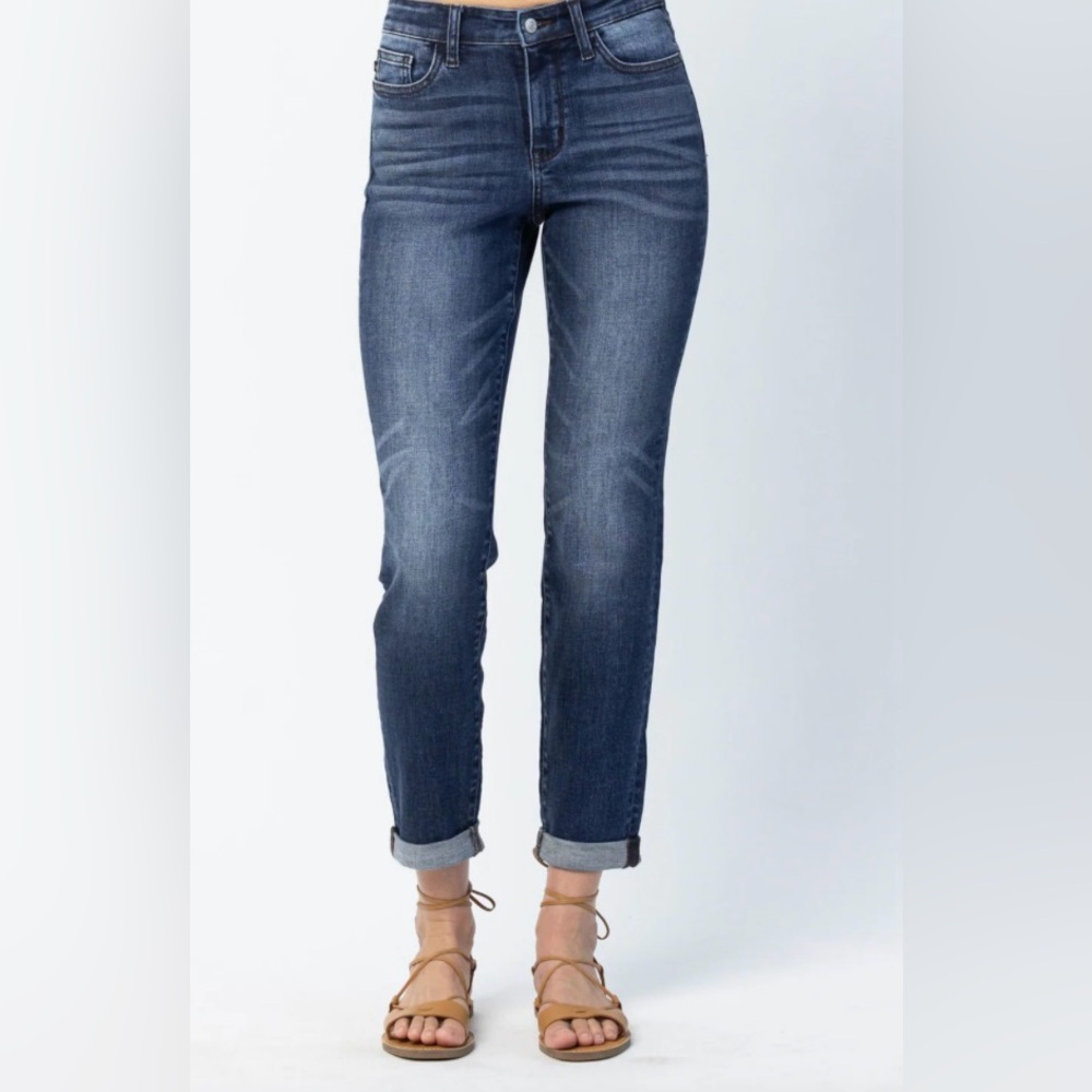 Judy Blue Girlfriend Relaxed Fit Jeans